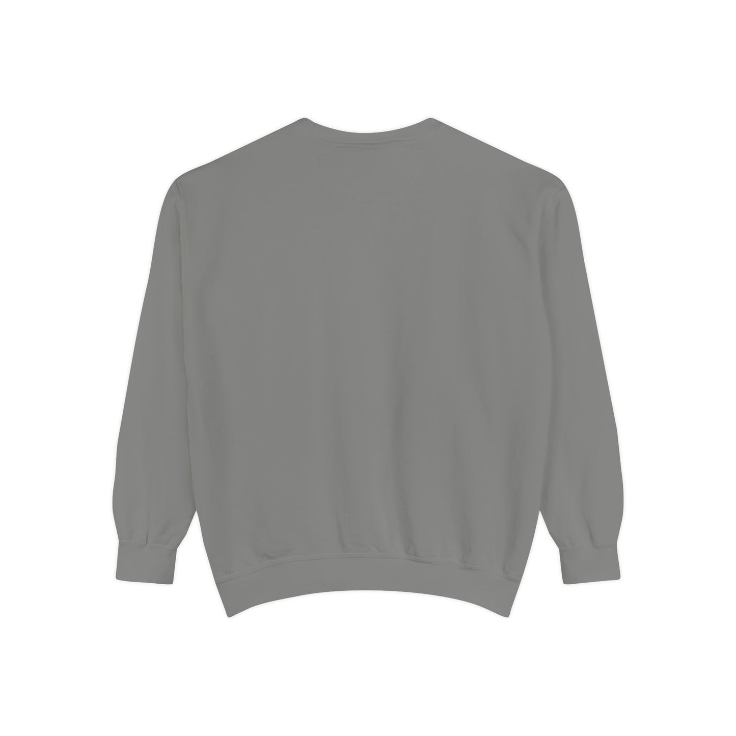 Gray sweatshirt on a white background